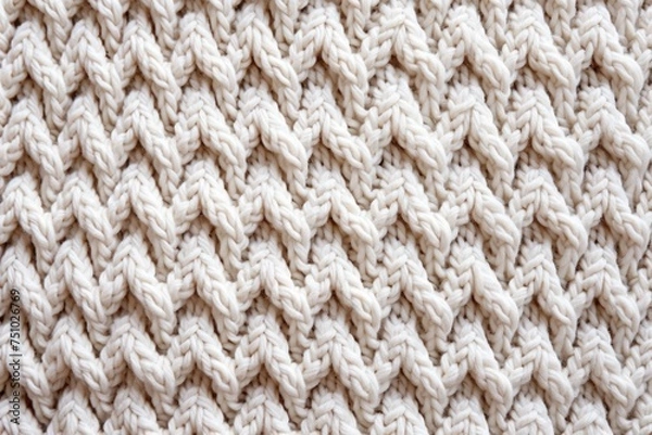 Fototapeta a close up of a knitted fabric