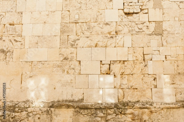 Obraz Ancient stone walls, the Roman tradition.
