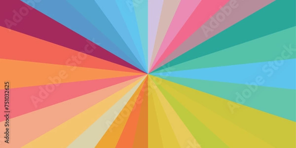 Obraz 太陽　日の出　イベント　カラフル　背景