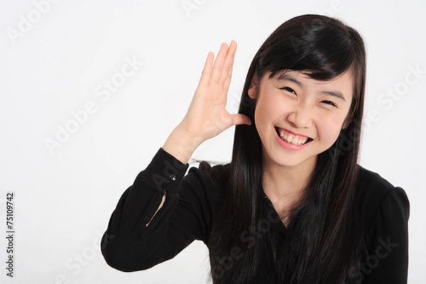 Obraz 스튜디오 안의 십대 소녀