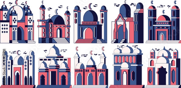 Fototapeta Mosque Illustration