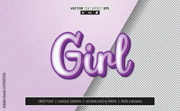 Fototapeta Text Effect