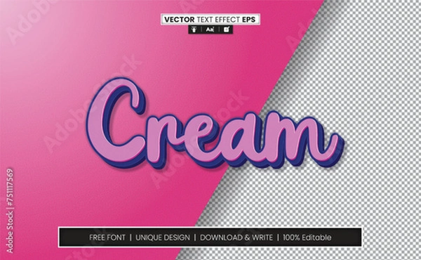 Fototapeta Text Effect