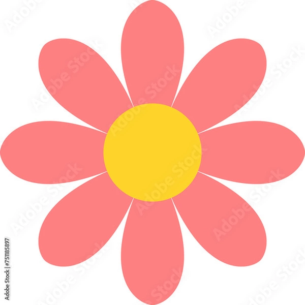 Fototapeta abstract flower vector
