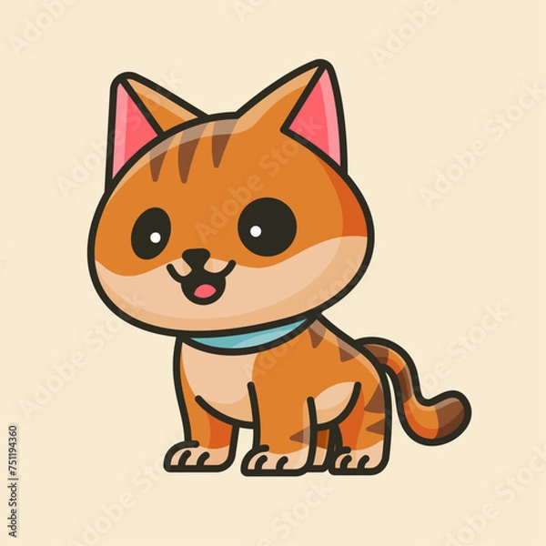 Obraz cartoon, cat cartoon