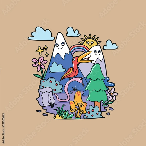 Obraz Nature Coexist