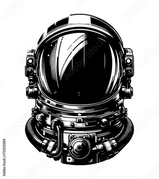 Obraz astronaut vector isolated on white background