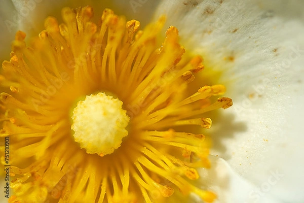 Obraz yellow flower macro