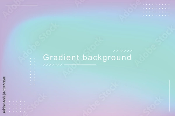 Obraz Modern gradient blurred vector background