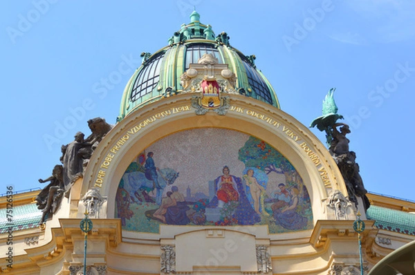 Fototapeta Maison du peuple à Prague