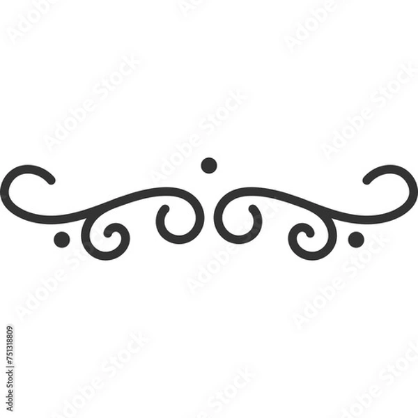 Obraz Vintage Divider Line