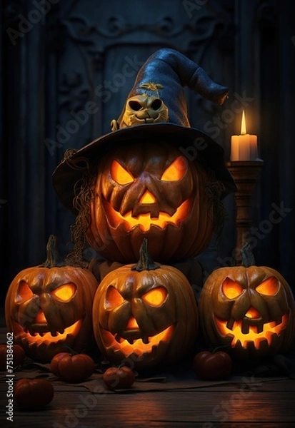 Obraz Halloween pumpkin