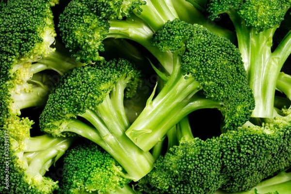 Obraz broccoli close up
