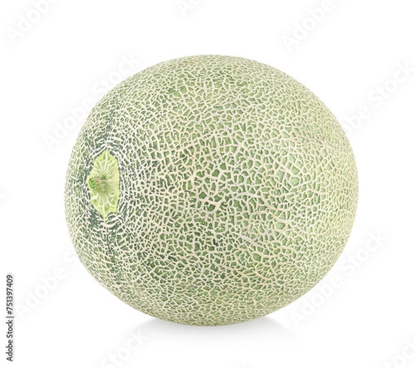 Obraz cantaloupe melon isolated on white.. Full depth of field