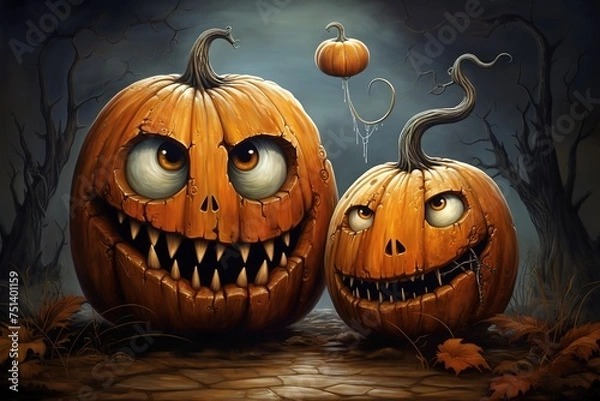 Obraz Halloween pumpkin