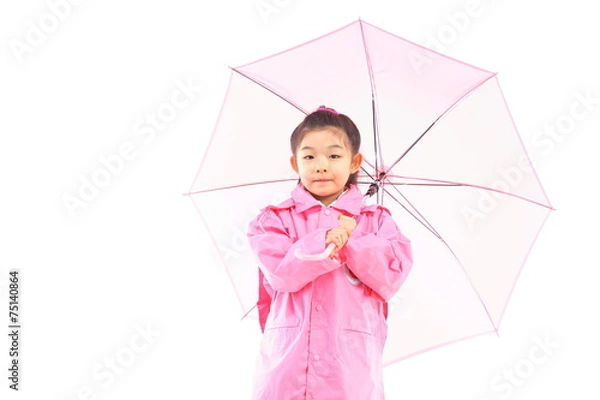 Obraz 스튜디오 안의 여자 꼬마 어린이