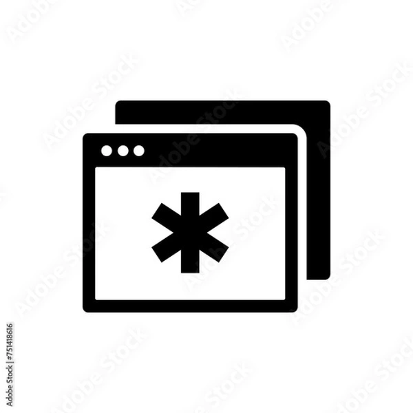 Fototapeta Browser icon 