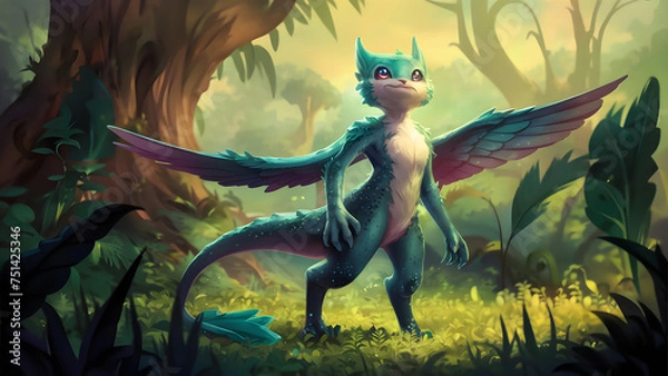 Obraz fairy in the forest