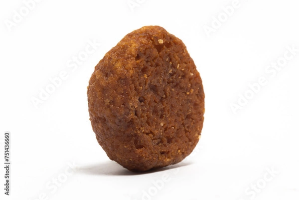 Fototapeta Palm cheese cookies back view isolated on white background clipping path