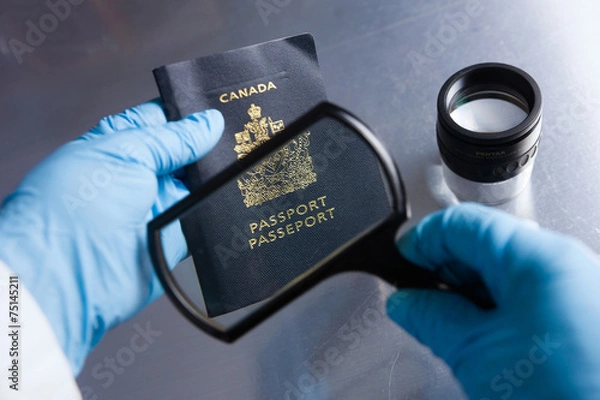 Obraz Counterfeit passport