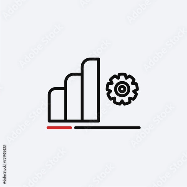 Obraz business graph chart
