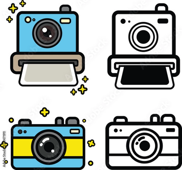 Obraz 카메라 일러스트