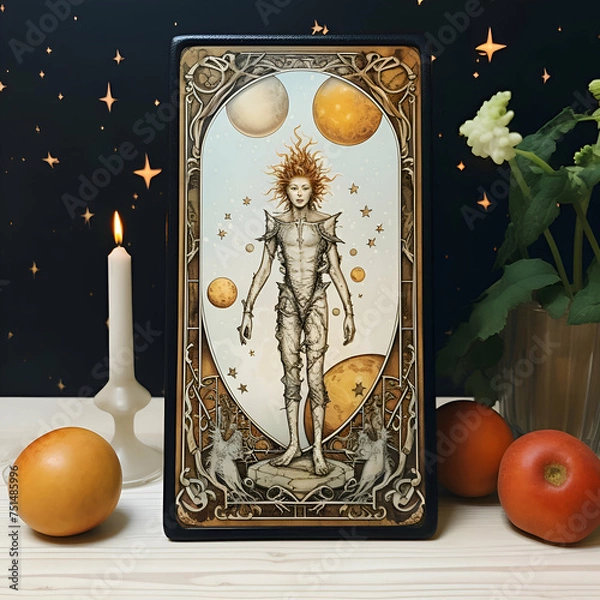 Fototapeta Tarot card, generative ai