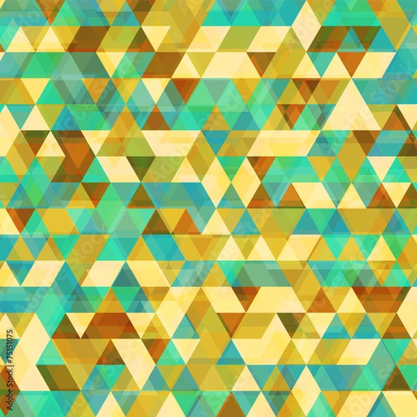 Fototapeta Beautiful Triangle Vector Background