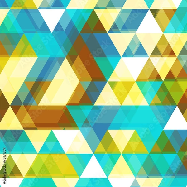 Fototapeta Beautiful Triangle Vector Background