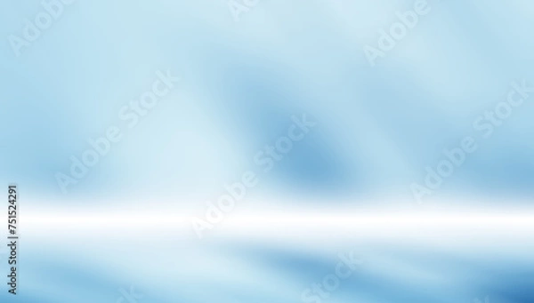Obraz Light blue gradient abstract background. Empty room for display product