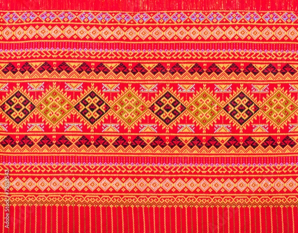 Fototapeta Thai sarong pattern.
