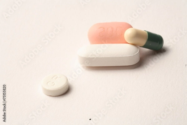 Fototapeta 알약 클로즈업