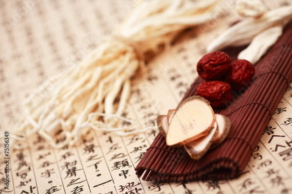 Obraz 한국 전통 한약 재료 