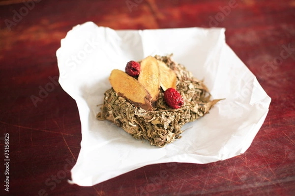 Obraz 한국 전통 한약 재료 