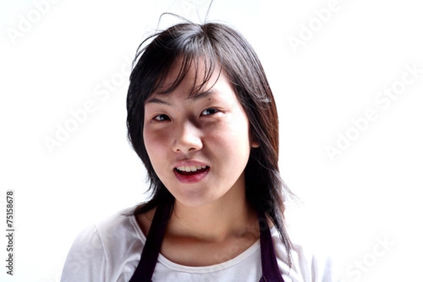 Fototapeta 20대 여성 얼굴 클로즈 업