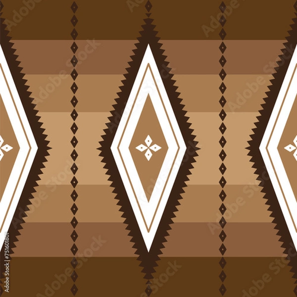 Obraz Ethnic seamless illustration pattern design