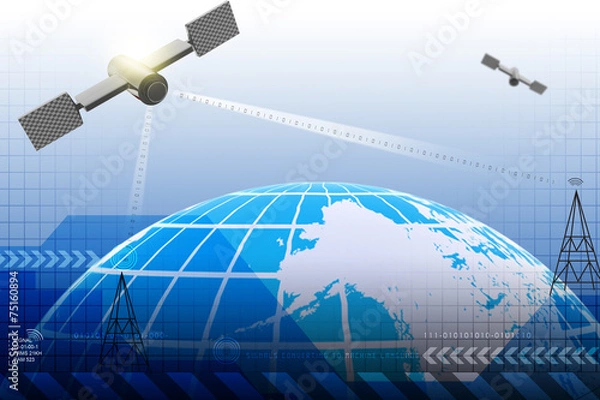 Fototapeta satellite icon