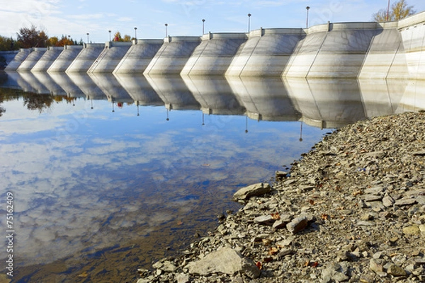 Obraz Dam on the lake