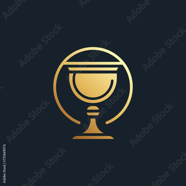 Obraz Chalice Vector Illustration