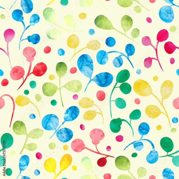 Obraz watercolor pattern