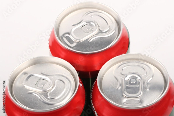 Fototapeta Aluminum beer Bank 