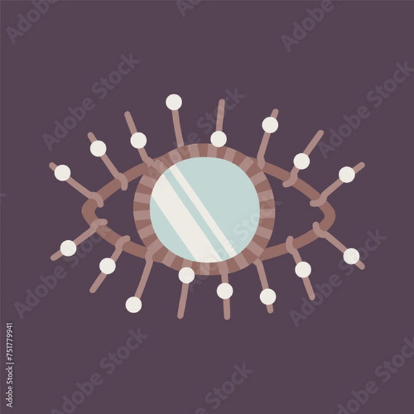 Obraz Boho eye mirror
