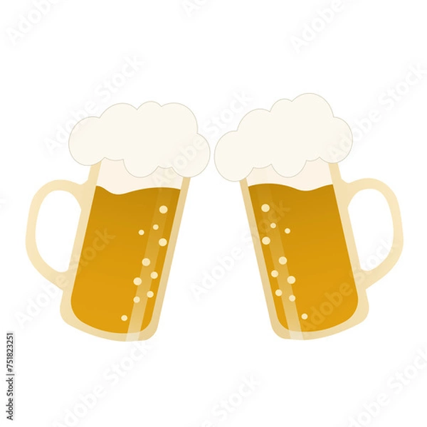 Obraz Bierkrug Illustration 