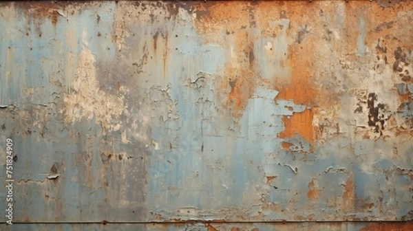 Obraz steel wall metal background