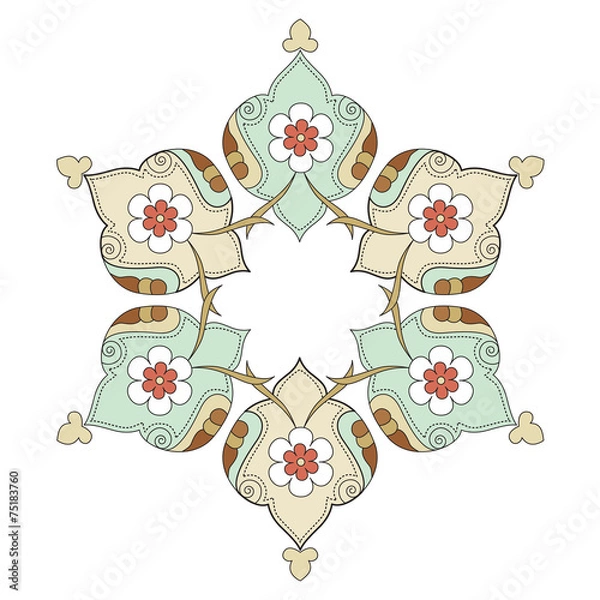 Obraz artistic ottoman pattern series eight