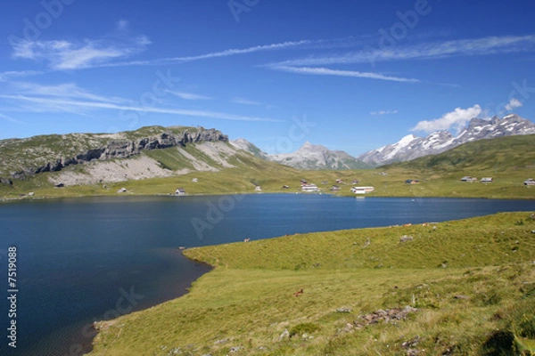 Obraz Swiss alpine lake