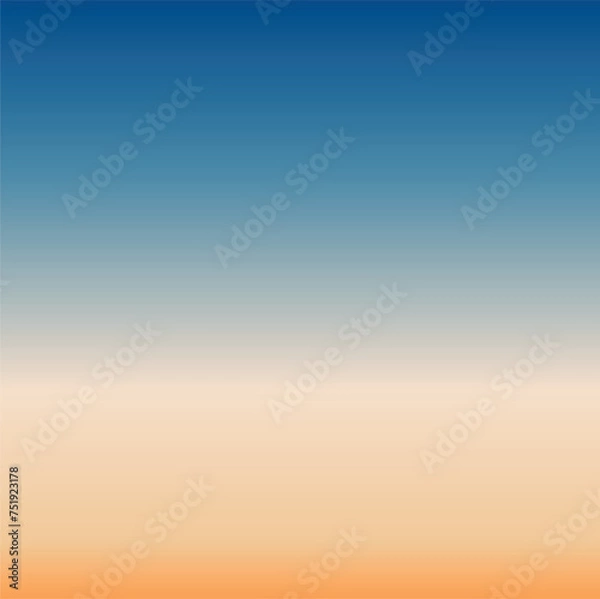 Obraz sky color illustration minimal simple gradient background 