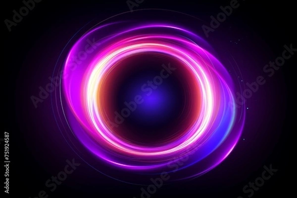 Obraz Abstract colorful galaxy wallpaper,black hole,abstract neon light