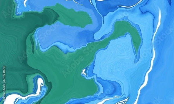 Fototapeta Fluid color abstract 