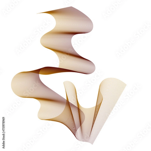 Obraz Wave Gradient Line